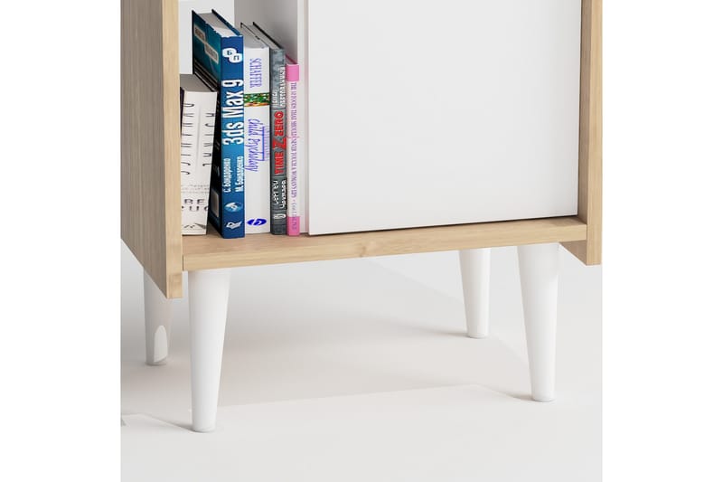 LOGGY Highboard 50x30 cm Natur/Vit - Förvaring - Förvaringsmöbler - Byrå