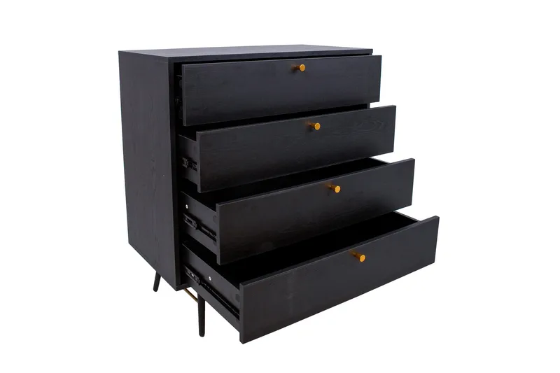 Luxembourg Byrå Svart/Koppar - Förvaring - Förvaringsmöbler - Byrå