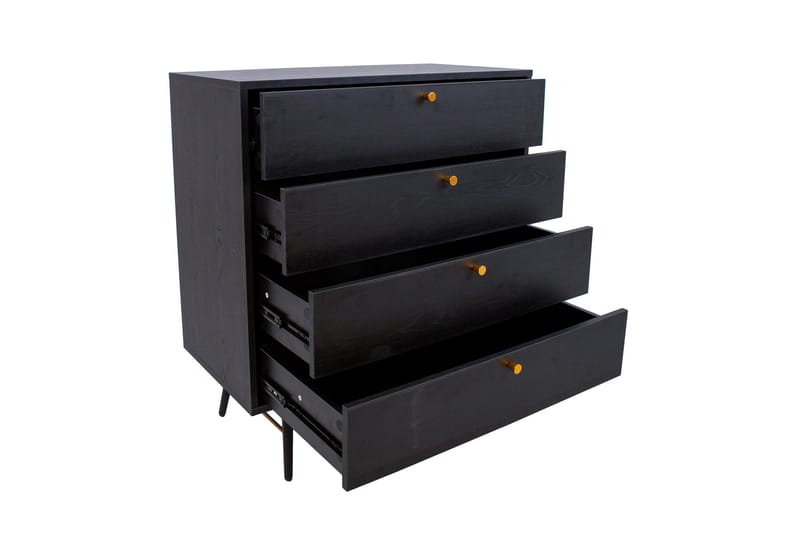 Luxembourg Byrå Svart/Koppar - Förvaring - Förvaringsmöbler - Byrå