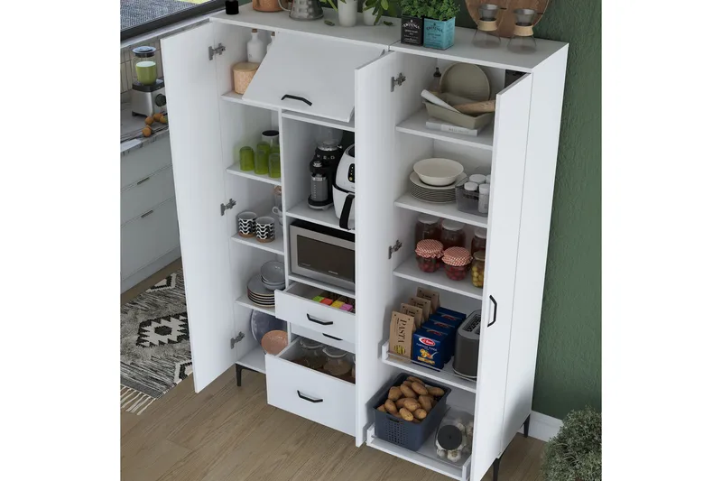 Manorma Highboard - Vit - Förvaring - Förvaringsmöbler - Byrå