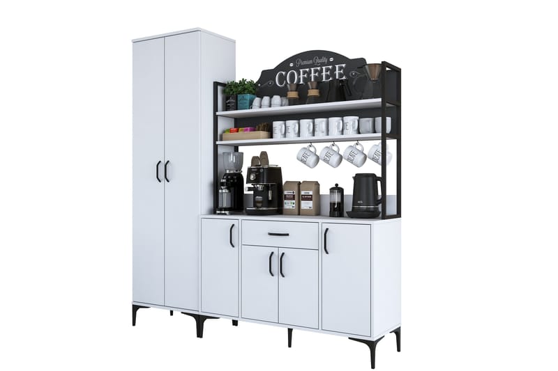 Manorma Highboard - Vit - Förvaring - Förvaringsmöbler - Byrå