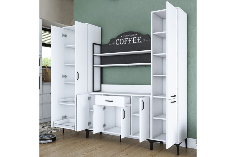 Manorma Highboard - Vit - Förvaring - Förvaringsmöbler - Byrå