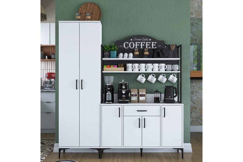 Manorma Highboard - Vit - Förvaring - Förvaringsmöbler - Byrå