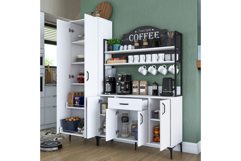 Manorma Highboard - Vit - Förvaring - Förvaringsmöbler - Byrå