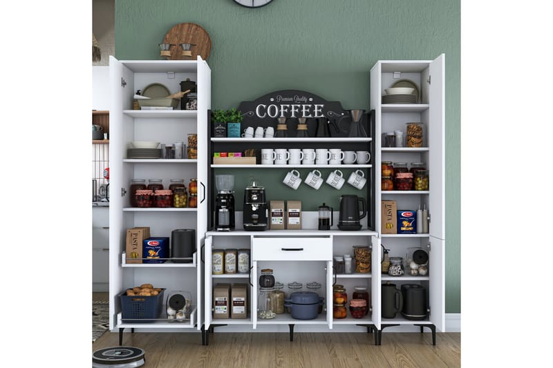 Manorma Highboard - Vit - Förvaring - Förvaringsmöbler - Byrå