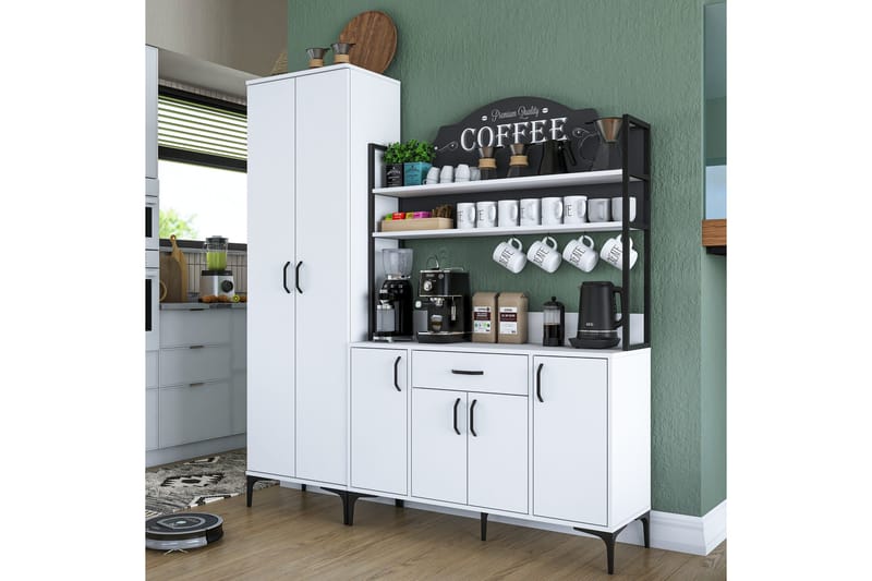 Manorma Highboard - Vit - Förvaring - Förvaringsmöbler - Byrå