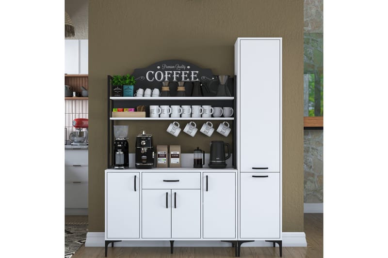 Manorma Highboard - Vit - Förvaring - Förvaringsmöbler - Byrå