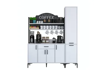 Manorma Highboard - Vit - Förvaring - Förvaringsmöbler - Byrå