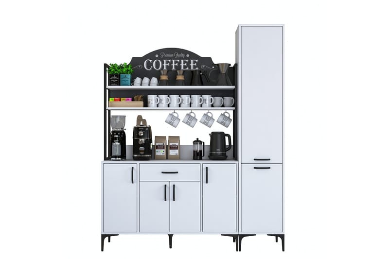 Manorma Highboard - Vit - Förvaring - Förvaringsmöbler - Byrå