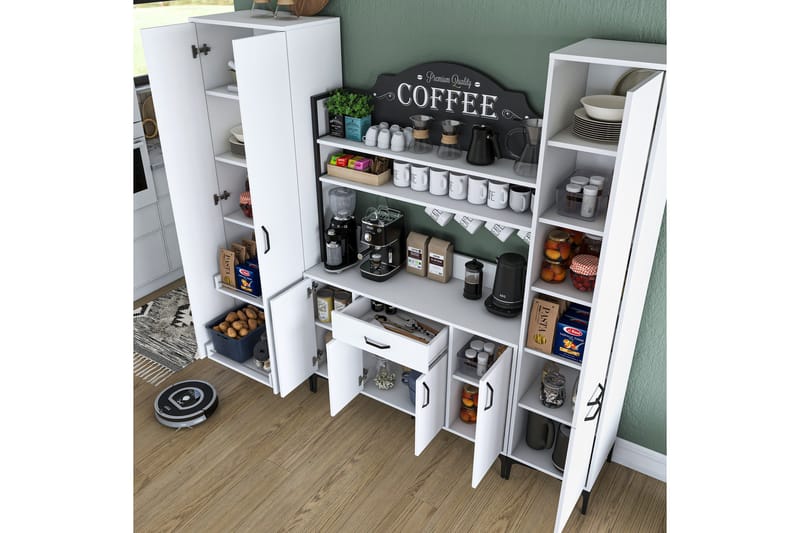 Manorma Highboard - Vit - Förvaring - Förvaringsmöbler - Byrå