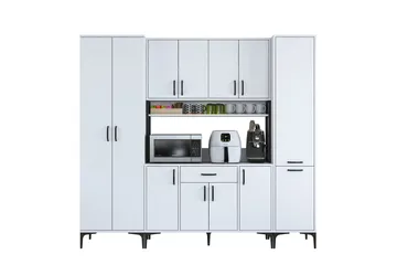 Manorma Highboard - Vit - Förvaring - Förvaringsmöbler - Byrå