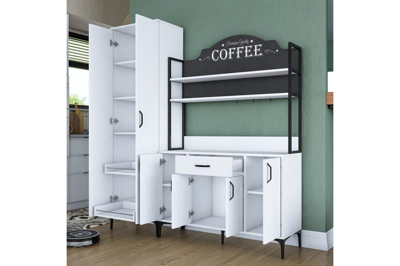 Manorma Highboard - Vit - Förvaring - Förvaringsmöbler - Byrå