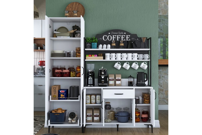 Manorma Highboard - Vit - Förvaring - Förvaringsmöbler - Byrå