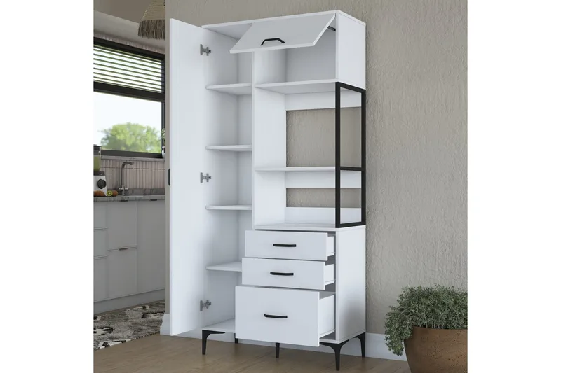 Manorma Highboard - Vit - Förvaring - Förvaringsmöbler - Byrå