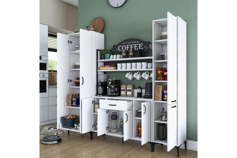 Manorma Highboard - Vit - Förvaring - Förvaringsmöbler - Byrå