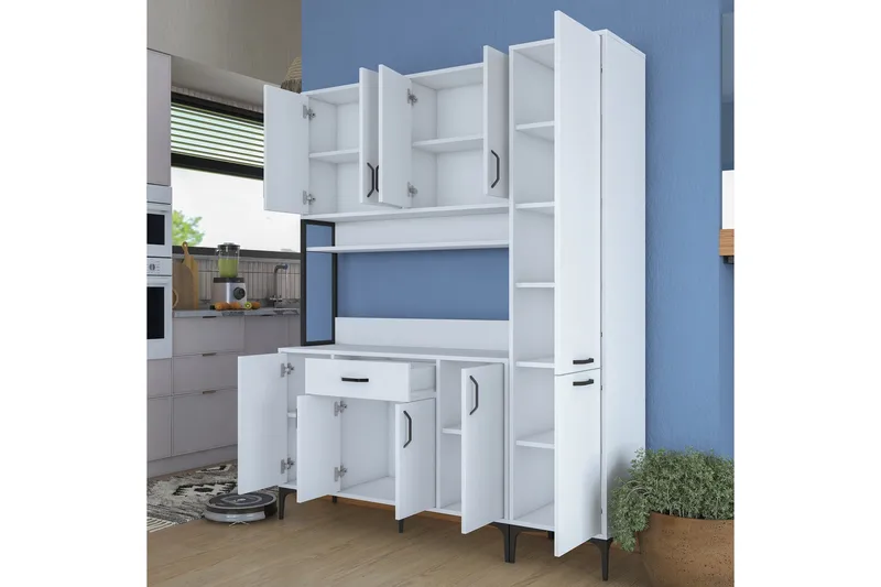 Manorma Highboard - Vit - Förvaring - Förvaringsmöbler - Byrå