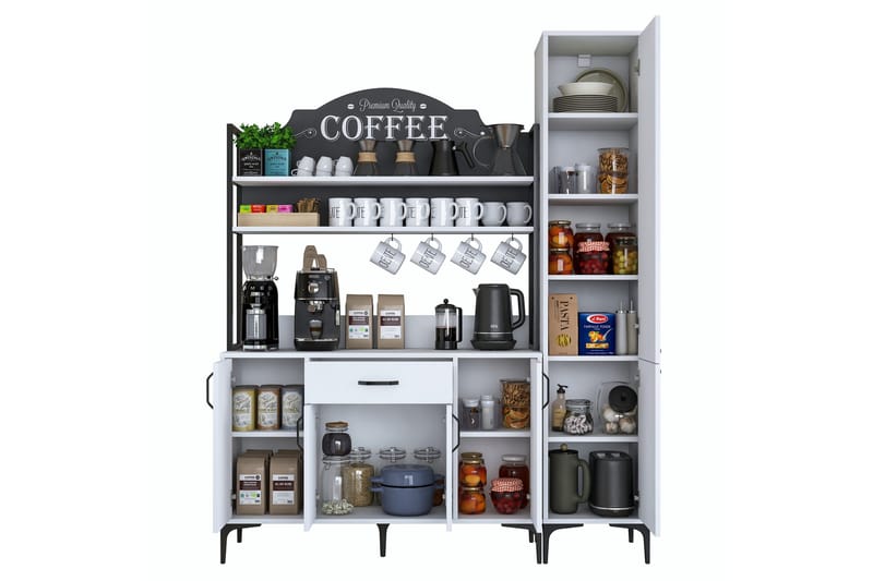 Manorma Highboard - Vit - Förvaring - Förvaringsmöbler - Byrå