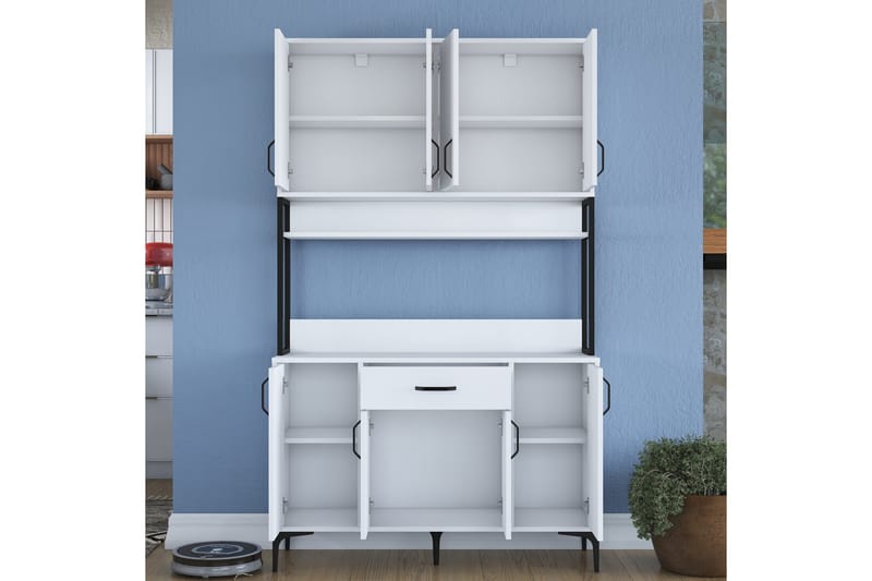 Manorma Highboard - Vit - Förvaring - Förvaringsmöbler - Byrå