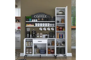 Manorma Highboard - Vit - Förvaring - Förvaringsmöbler - Byrå
