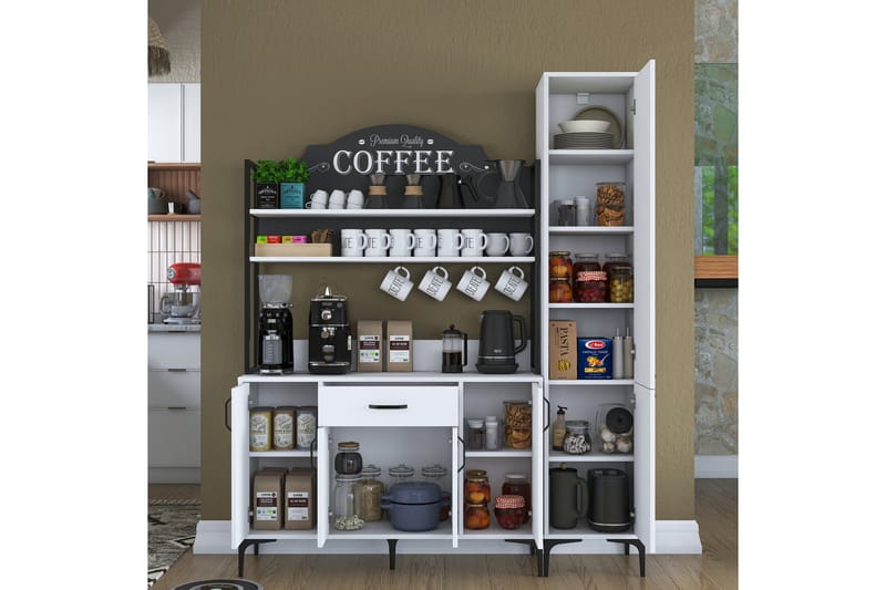 Manorma Highboard - Vit - Förvaring - Förvaringsmöbler - Byrå