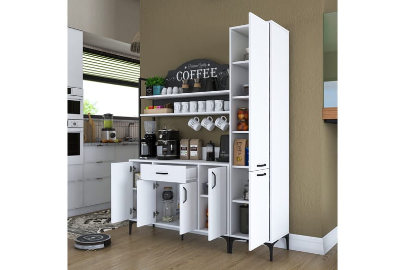 Manorma Highboard - Vit - Förvaring - Förvaringsmöbler - Byrå