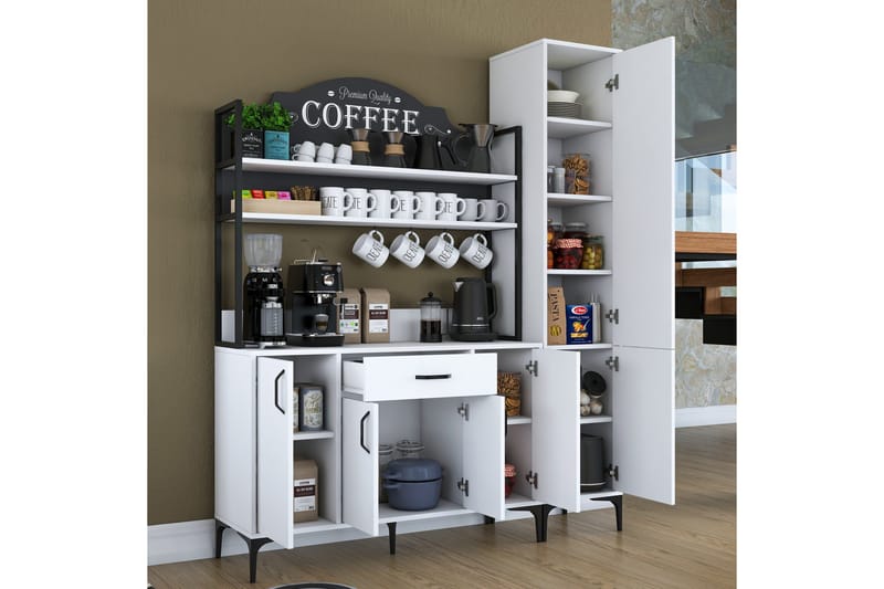 Manorma Highboard - Vit - Förvaring - Förvaringsmöbler - Byrå