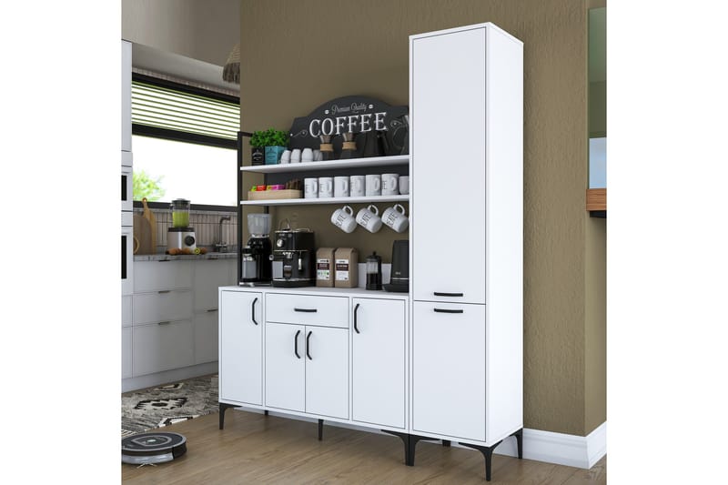 Manorma Highboard - Vit - Förvaring - Förvaringsmöbler - Byrå