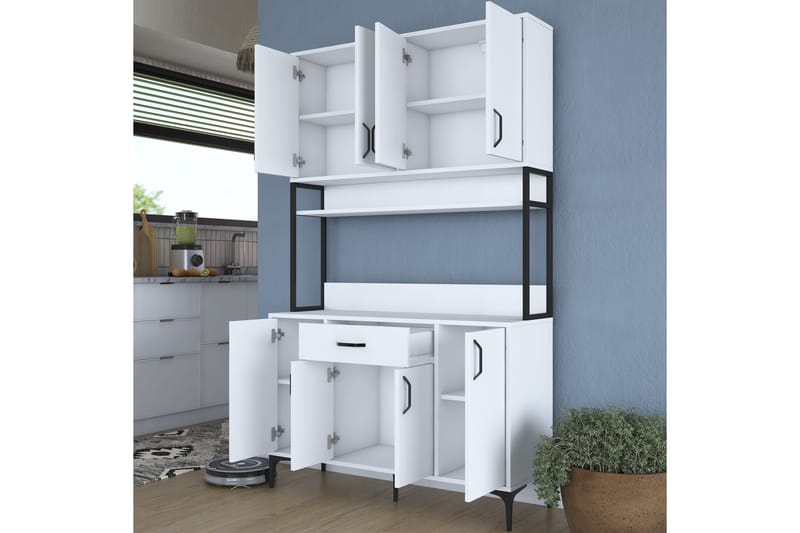 Manorma Highboard - Vit - Förvaring - Förvaringsmöbler - Byrå