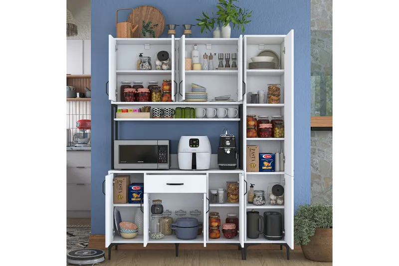 Manorma Highboard - Vit - Förvaring - Förvaringsmöbler - Byrå