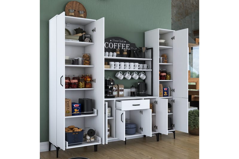 Manorma Highboard - Vit - Förvaring - Förvaringsmöbler - Byrå