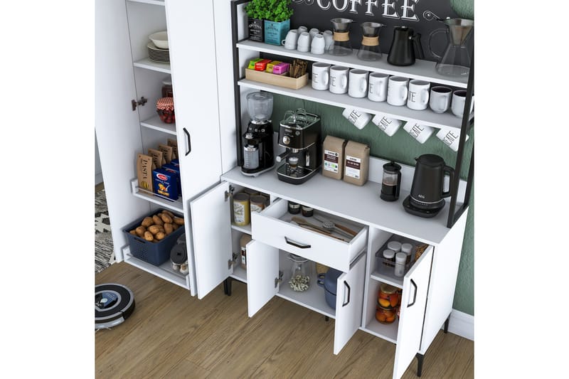 Manorma Highboard - Vit - Förvaring - Förvaringsmöbler - Byrå