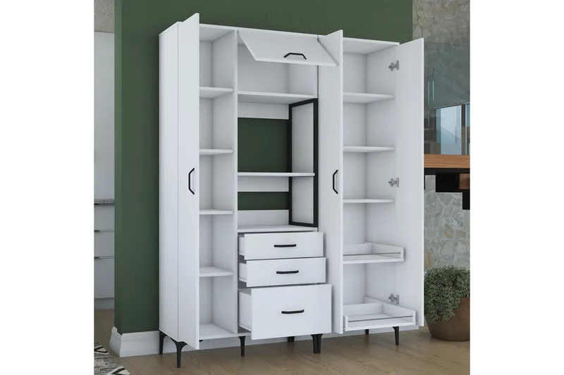 Manorma Highboard - Vit - Förvaring - Förvaringsmöbler - Byrå