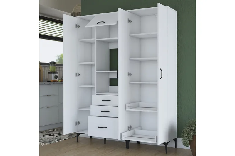 Manorma Highboard - Vit - Förvaring - Förvaringsmöbler - Byrå