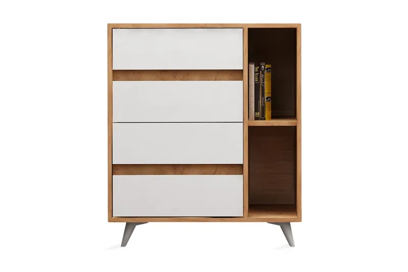 Mod Design Förvaringsskåp, Trä/Vit