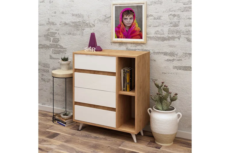 Mod Design Förvaringsskåp - Trä/Vit - Förvaring - Förvaringsmöbler - Byrå