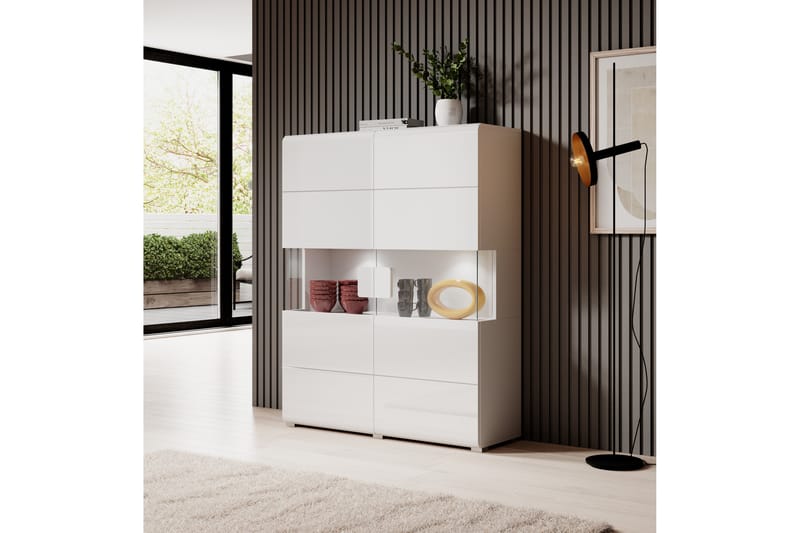 MOKKIRA Highboard 39x122 cm Vit - Byrå