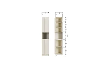 Morya Highboard - Beige - Förvaring - Förvaringsmöbler - Byrå