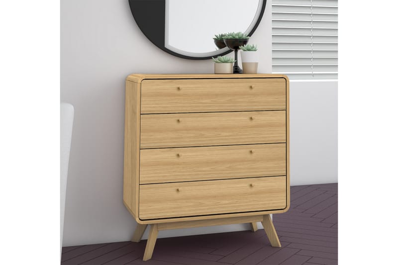 MUNCIE Byrå 80x39 cm Natur - Förvaring - Förvaringsmöbler - Byrå