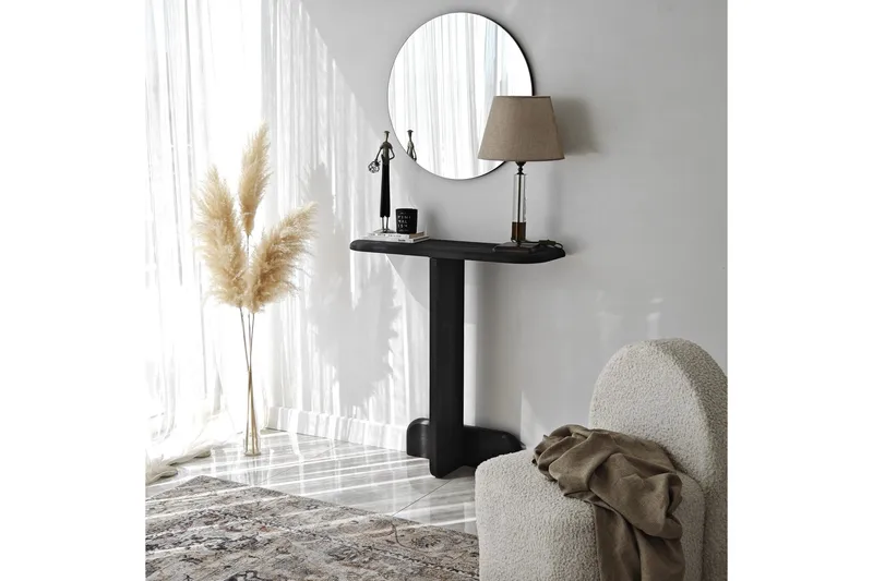 Nariyuki Byrå - Antracit - Möbler - Vardagsrum - Soffbord & vardagsrumsbord - Sidobord & lampbord - Piedestal & pelarbord