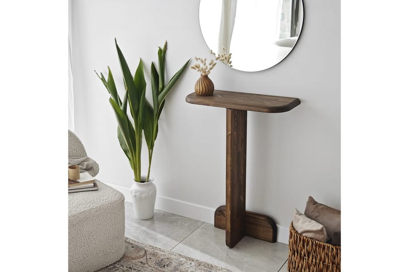 Nariyuki Byrå - Valnöt - Möbler - Vardagsrum - Soffbord & vardagsrumsbord - Sidobord & lampbord - Piedestal & pelarbord