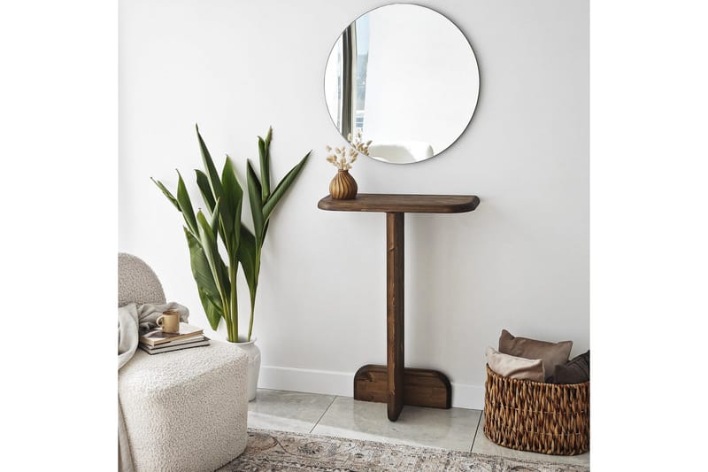 Nariyuki Byrå - Valnöt - Möbler - Vardagsrum - Soffbord & vardagsrumsbord - Sidobord & lampbord - Piedestal & pelarbord