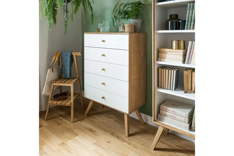 Nature Byrå Natur/Vit - VOX - Förvaring - Förvaringsmöbler - Byrå