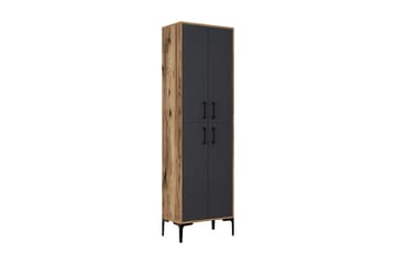 NAUEN Highboard 60x35 cm Mörkbrun/Antracit