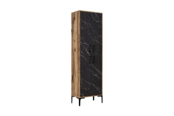 NAUEN Highboard 60x35 cm Mörkbrun/Svart