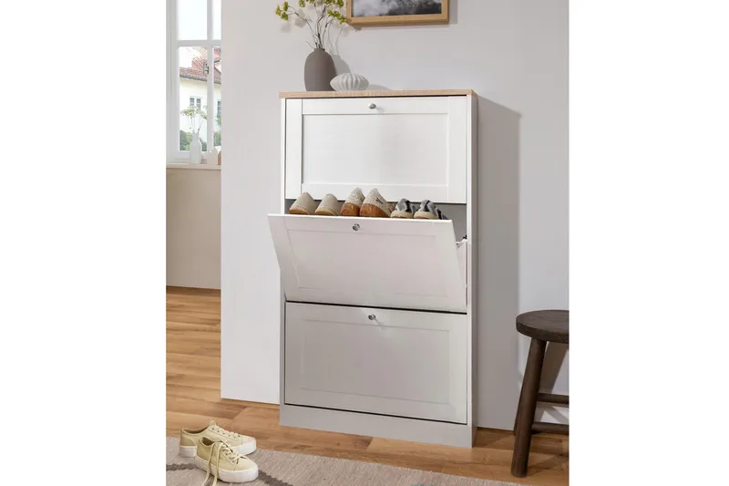 Naveen Skolåda 70x130 cm - Vit/Brun - Förvaring - Förvaringsmöbler - Byrå