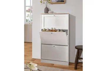 Naveen Skolåda 70x130 cm - Vit/Brun - Förvaring - Sko- & klädförvaring - Skoförvaring - Skolåda