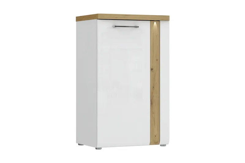 Nessebar Highboard 44x61 cm - Vit/Brun - Förvaring - Förvaringsmöbler - Byrå