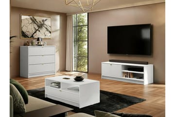 Novaj Highboard - Vit - Förvaring - Förvaringsmöbler - Byrå