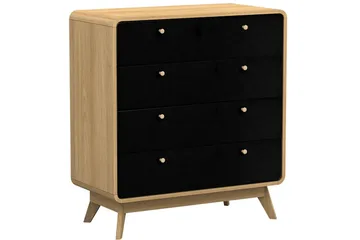 Olivet Byrå 80x39 cm - Natur/Svart - Förvaring - Förvaringsmöbler - Byrå