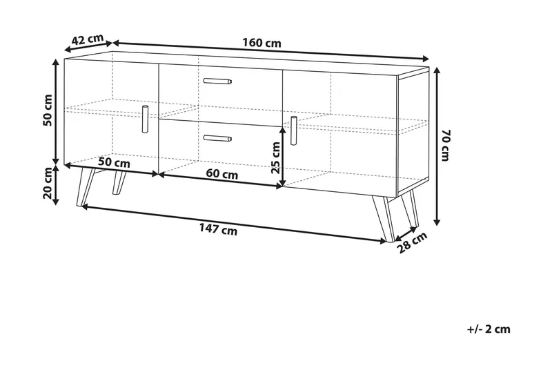 Paki Skåp - Vit - Förvaring - Förvaringsmöbler - Byrå